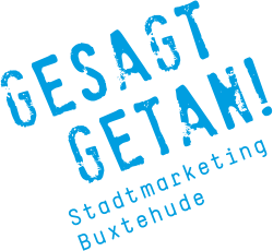 Stadtmarketing Buxtehude Logo, Gesagt Getan!