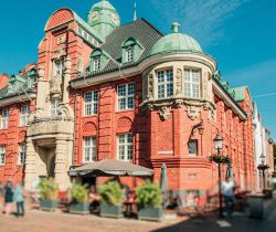 Das Buxtehuder Rathaus in der Breiten Straße